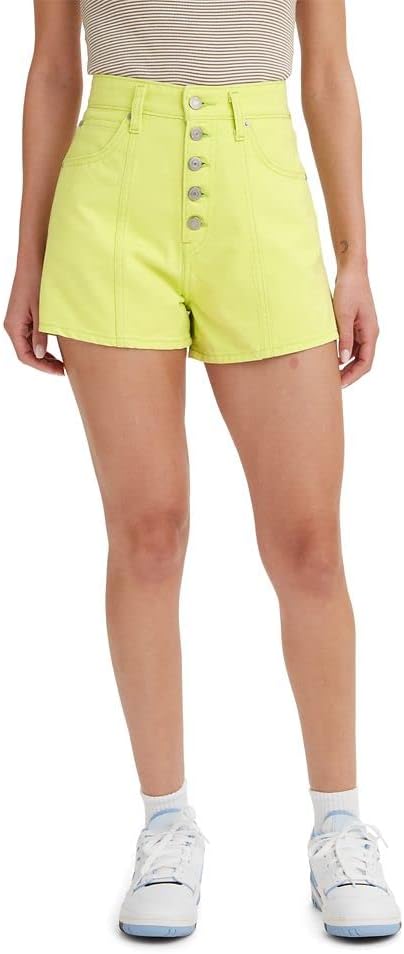 

Женские шорты Levi's Notch с высокой талией в стиле мам, Daiquiri Green