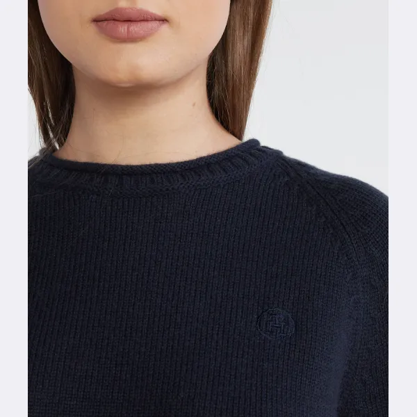 Шерстяной свитер стандартного кроя Mid gg c-nk Tommy Hilfiger, синий — фото 2