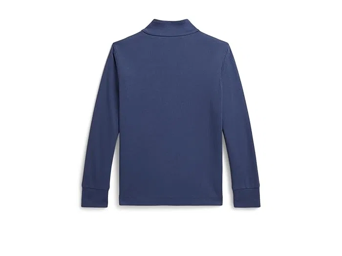Свитер Cotton Interlock 1/4 Zip Pullover Polo Ralph Lauren Kids, Light Navy — фото 2
