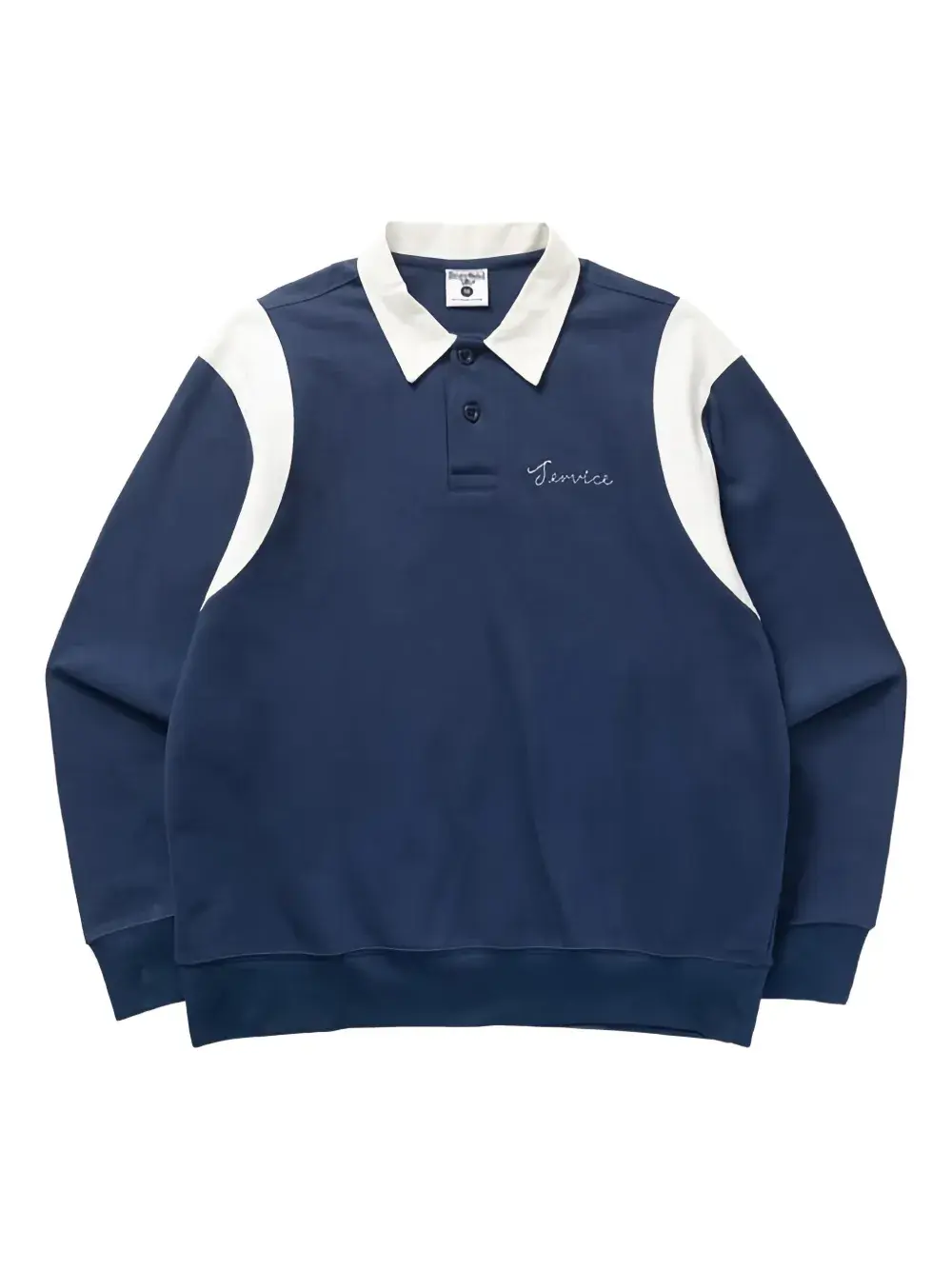 

Поло с длинными рукавами Service Works, синий