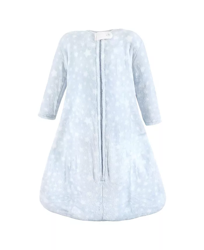 

Уютный фланелевый спальный мешок для мальчиков Hudson Baby, синий