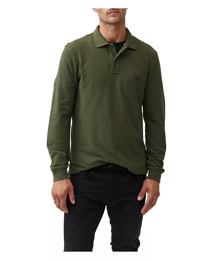 

Толстовка Gunn Sports Fit Long Sleeve Polo Rodd & Gunn, серый