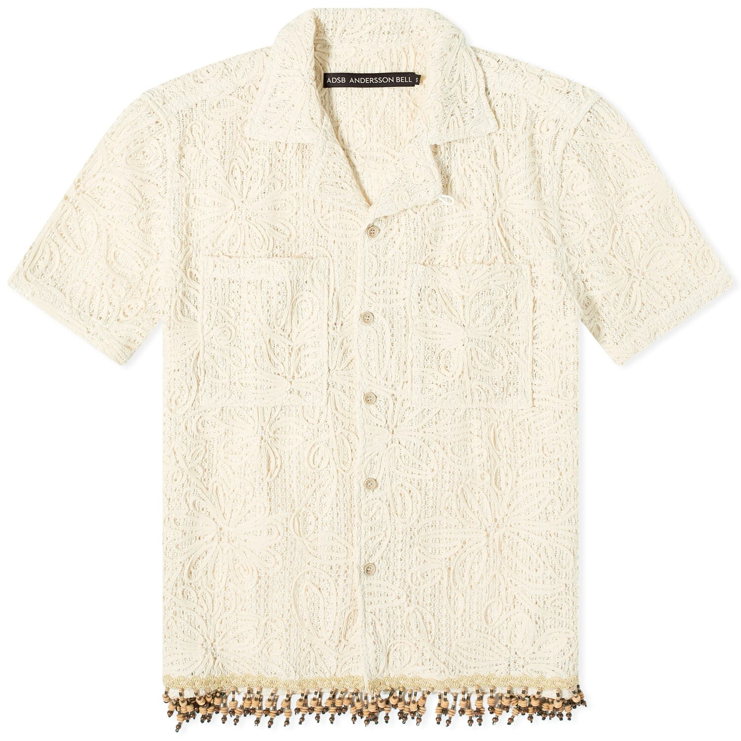 

Рубашка Andersson Bell Flower Jacquard Shirt, экрю