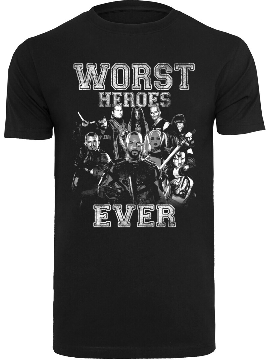 

Классическая футболка F4NT4STIC Shirt Suicide Squad Worst Heroes Ever, черный