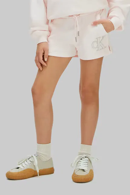 Шорты хлопковые Calvin Klein Jeans, оранжевый