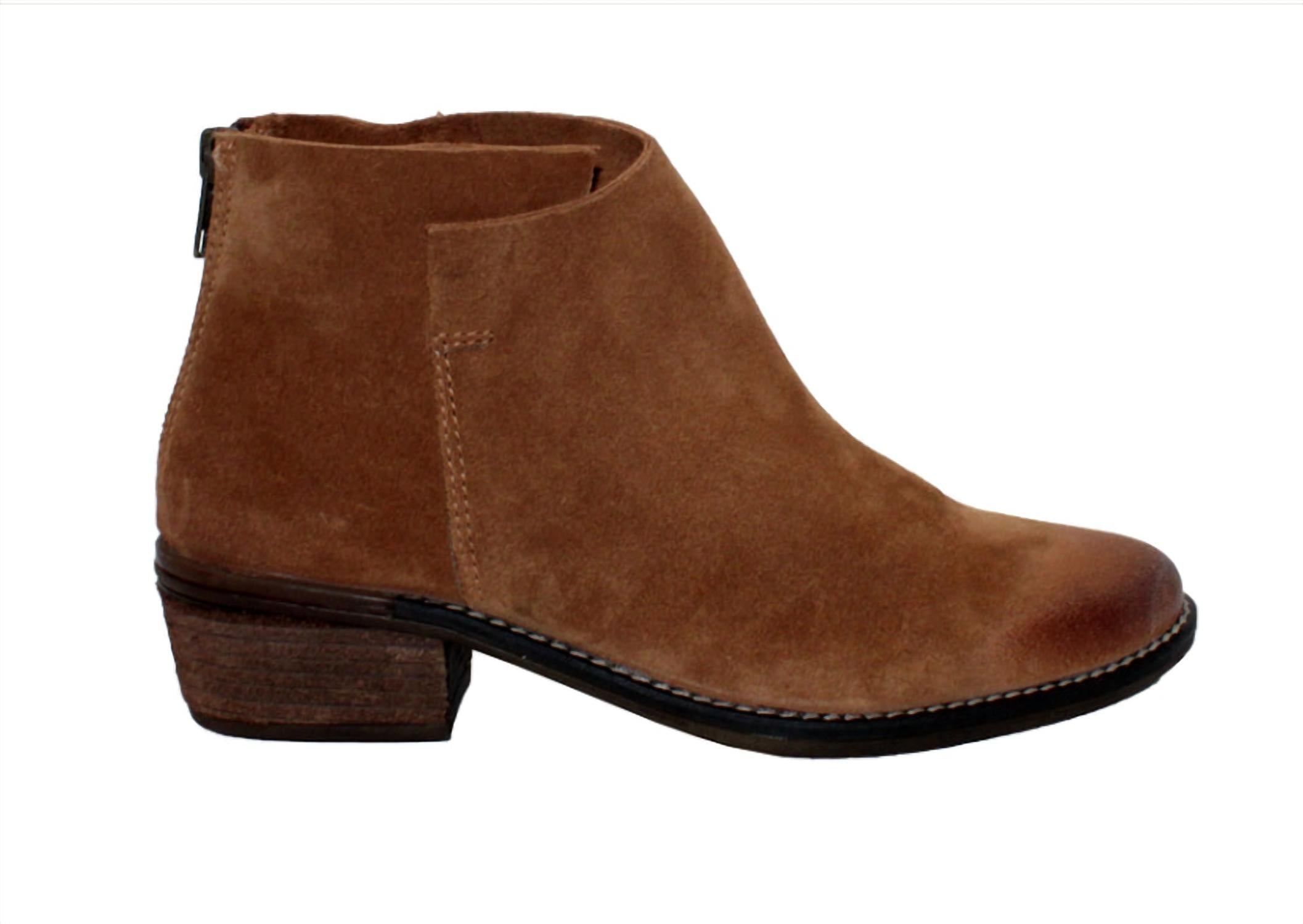 Женские ботильоны Aldworth Suede Upper Bootie коричневого цвета VOLATILE — фото 2