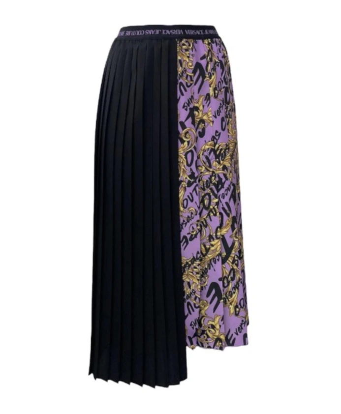 

Фиолетовая юбка миди 73hae8a5ns166g31 Versace Jeans Couture, мультиколор