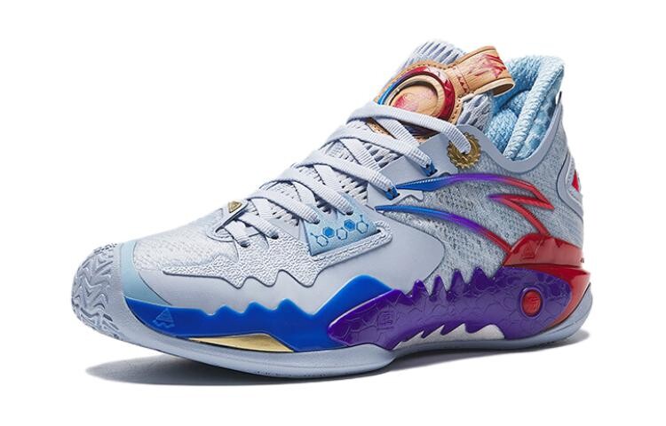 Баскетбольные кроссовки Shock Wave 5 Kids GS Low-top Blue Anta Kids, синий — фото 2