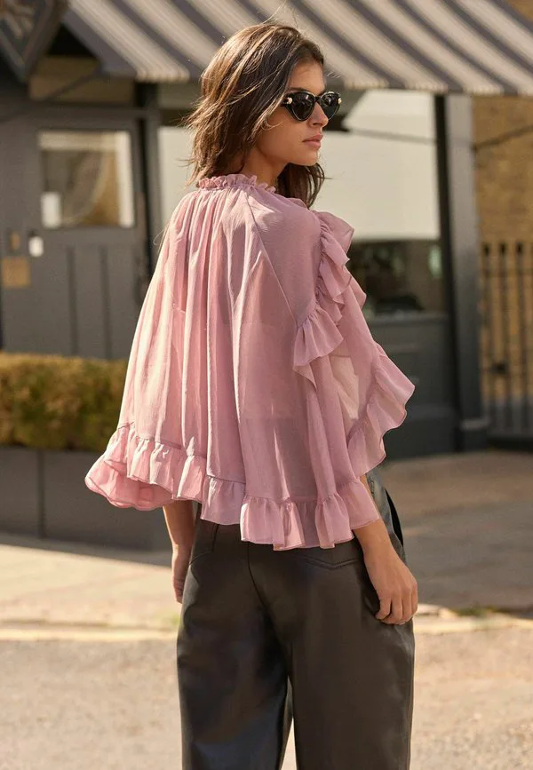Накидка стандартного кроя Next, Dusty Pink — фото 3