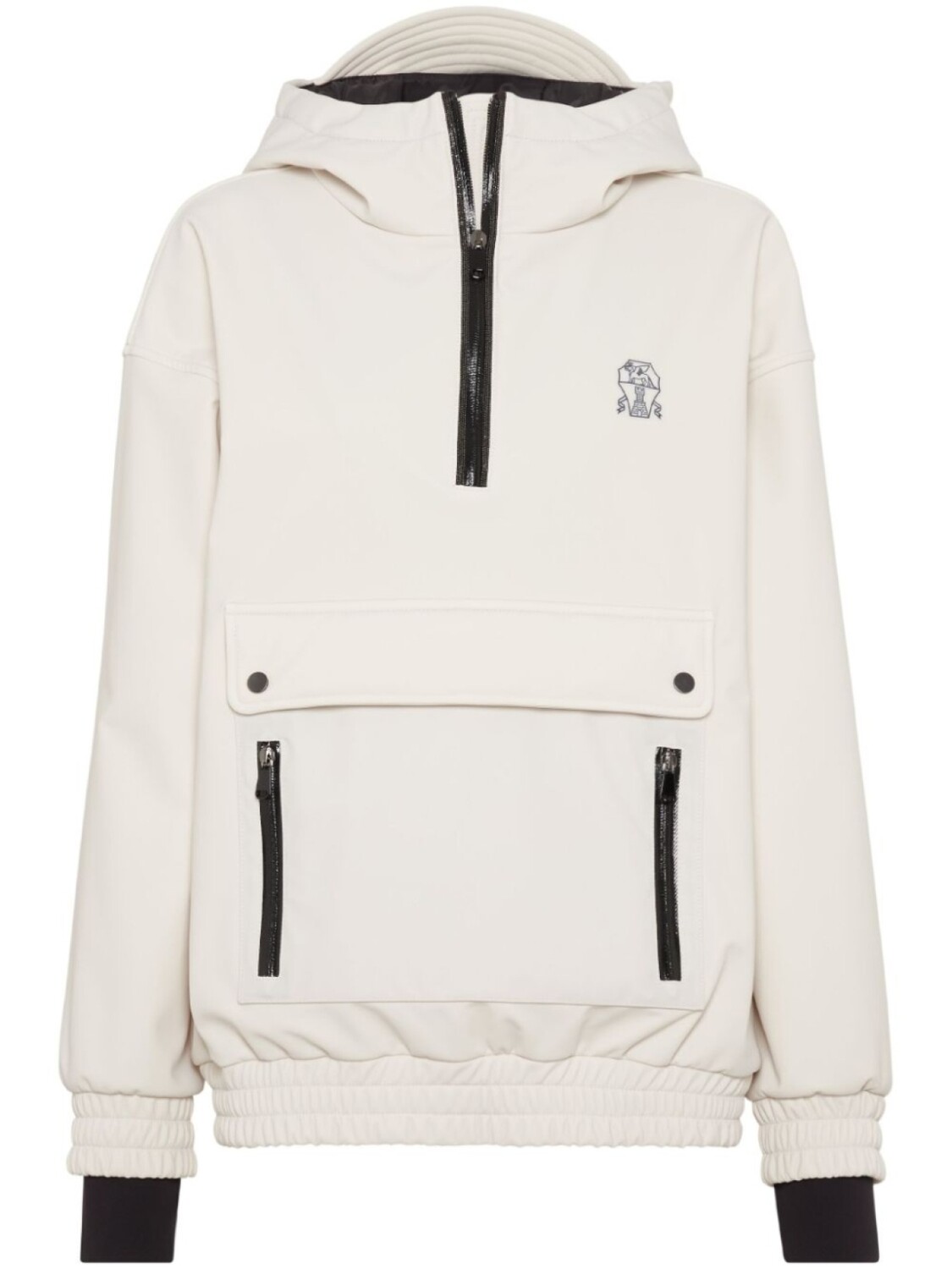 

Куртка Mountain с капюшоном Brunello Cucinelli, белый