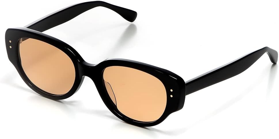 

Солнцезащитные очки isheep с поляризованными оранжевыми линзами – унисекс, защита UV400, поляризованные линзы HD для повышения четкости изображения и уменьшения бликов, стильные очки в стиле ретро, Black