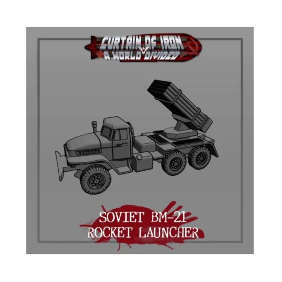 

Советская ракетная установка БМ-21, Curtain or Iron - A World Divided (28mm)