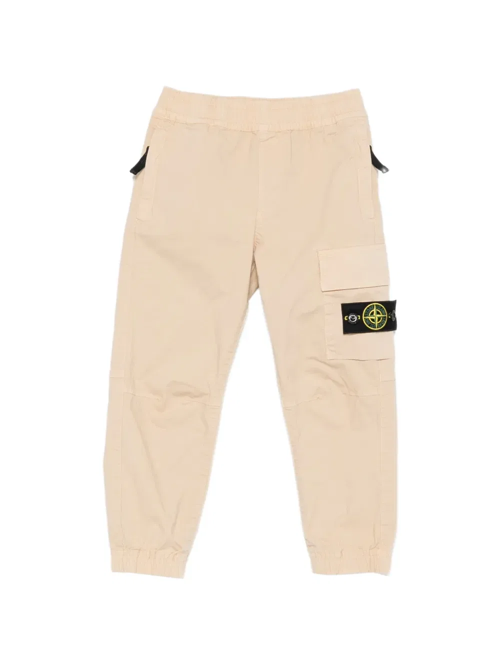 Брюки с нашивкой-логотипом Stone Island Junior, нейтральный