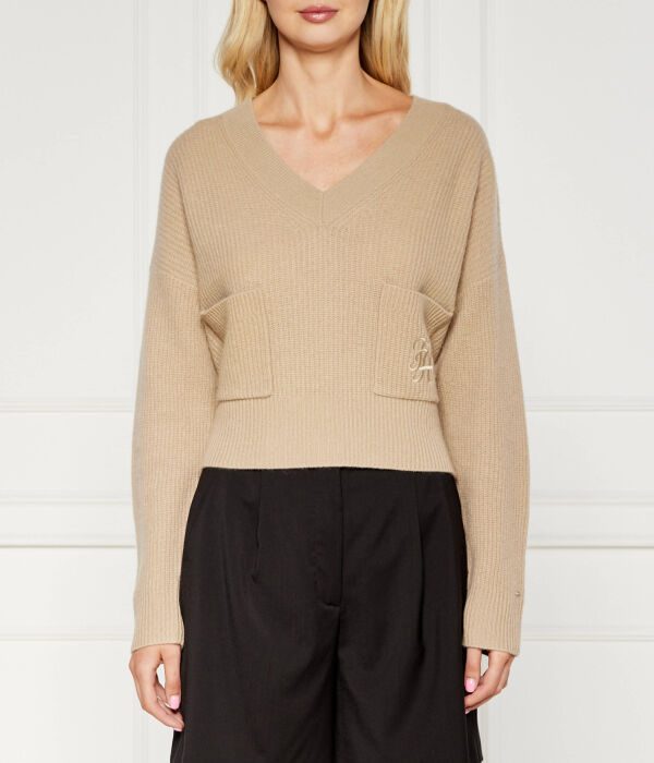 

Свитер шерстяной Tommy Hilfiger Relaxed Fit, бежевый