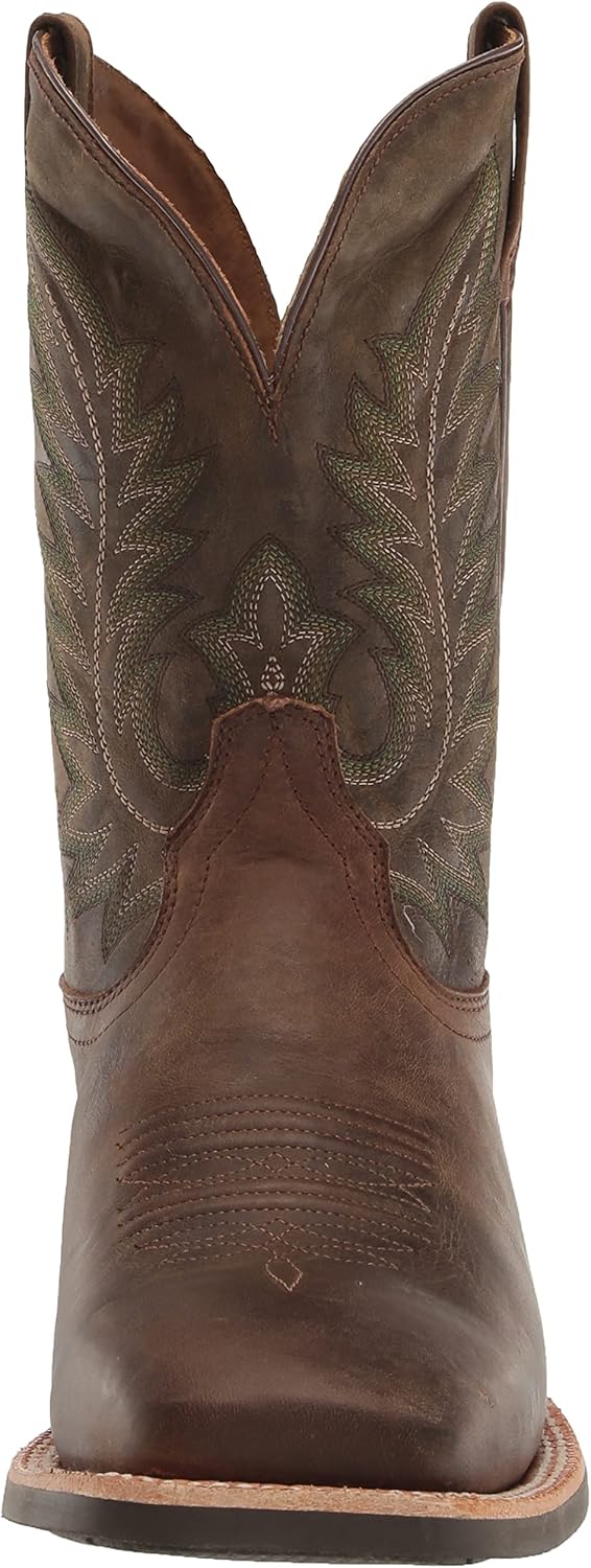 Мужские вестерн-бутсы ARIAT Ridin High, Pecan Brown — фото 2