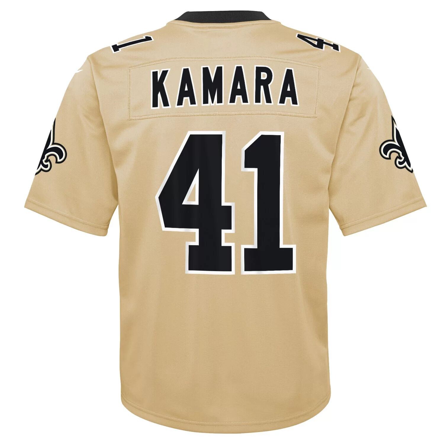 Молодежная футболка Nike Alvin Kamara Gold New Orleans Saints Inverted Team Game Nike — фото 3