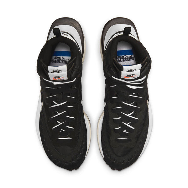 Кроссовки x sacai x Jean Paul Gaultier Vaporwaffle Nike, черный — фото 4