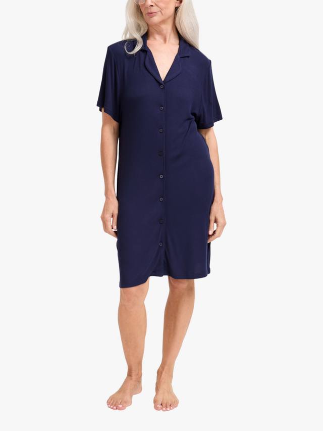 

Риббэд нательная рубашка EcoVero Pretty You London, Midnight