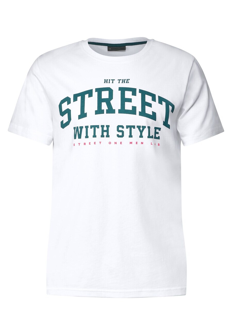 

Классическая футболка Street One MEN Shirt, белый