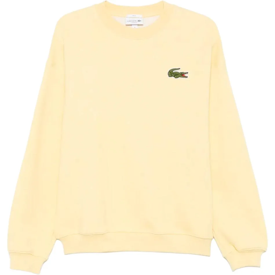 Толстовка LACOSTE Badge Fleece, желтый