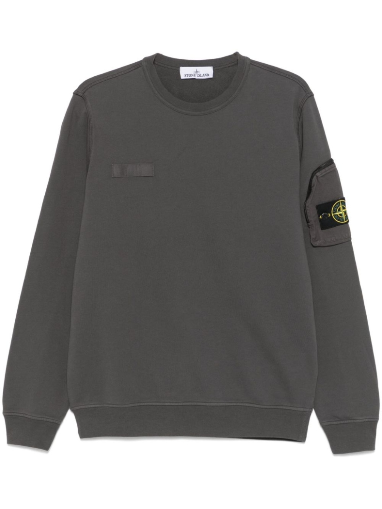 

Stone Island толстовка с логотипом Compass, серый