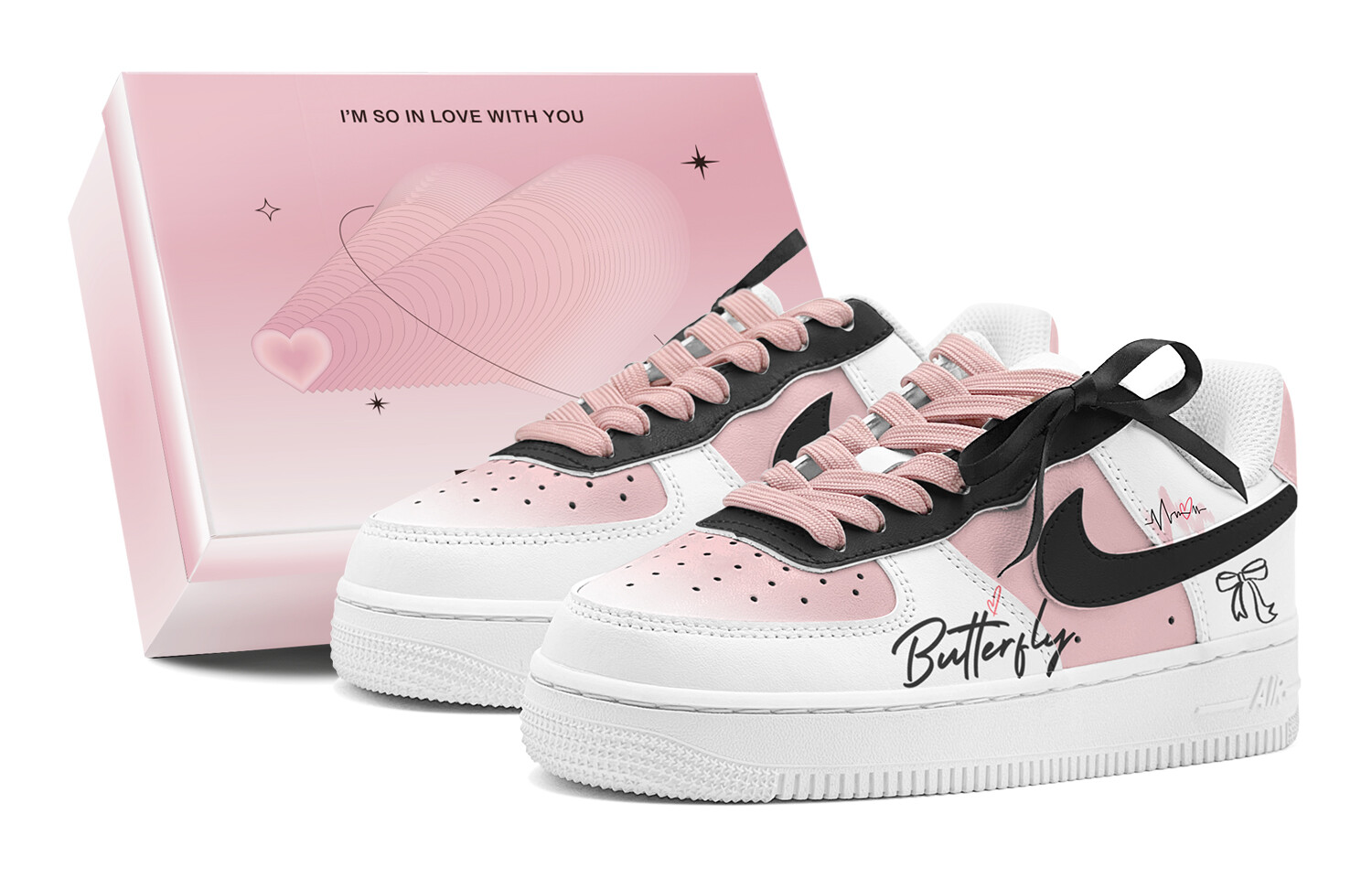 

Обувь для скейтбординга Air Force 1 для детей, начальная школа Nike, черный