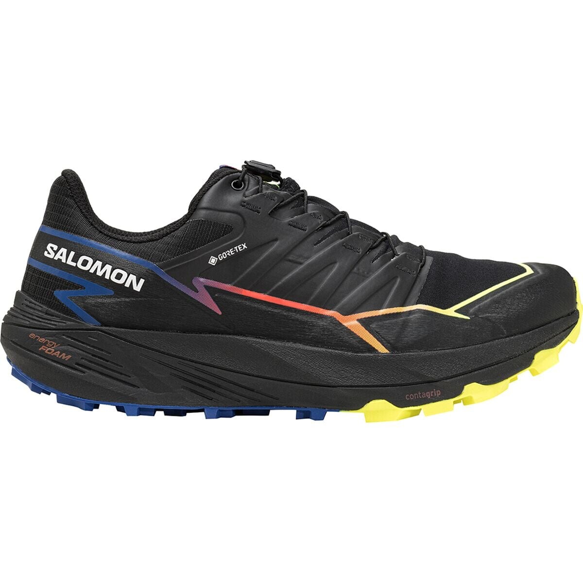 

Обувь thundercross gtx Salomon, цвет black/surf the web/safety yellow, Черный, Обувь thundercross gtx Salomon, цвет black/surf the web/safety yellow