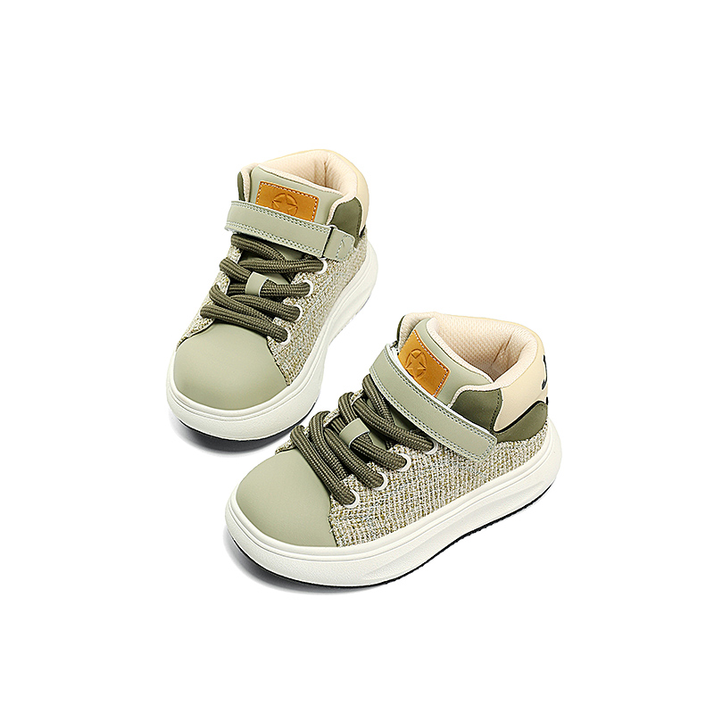 Детские скейтерские кеды High Top Kids' Skateboarding Shoes West Lake Longjing Tea Kids' Jeep, Заварной чай Драконий колодец — фото 3