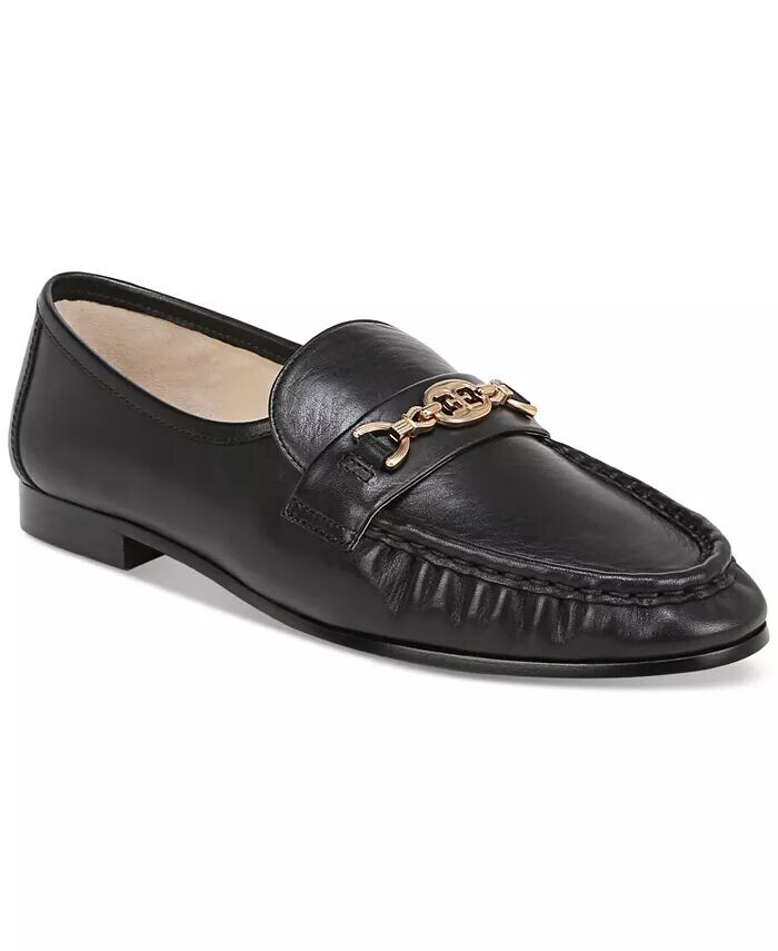 Женские лоферы Lucca с открытым носком Sam Edelman, черный