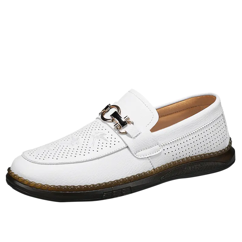 

KUPE Мужские повседневные кеды низкие белые, цвет White