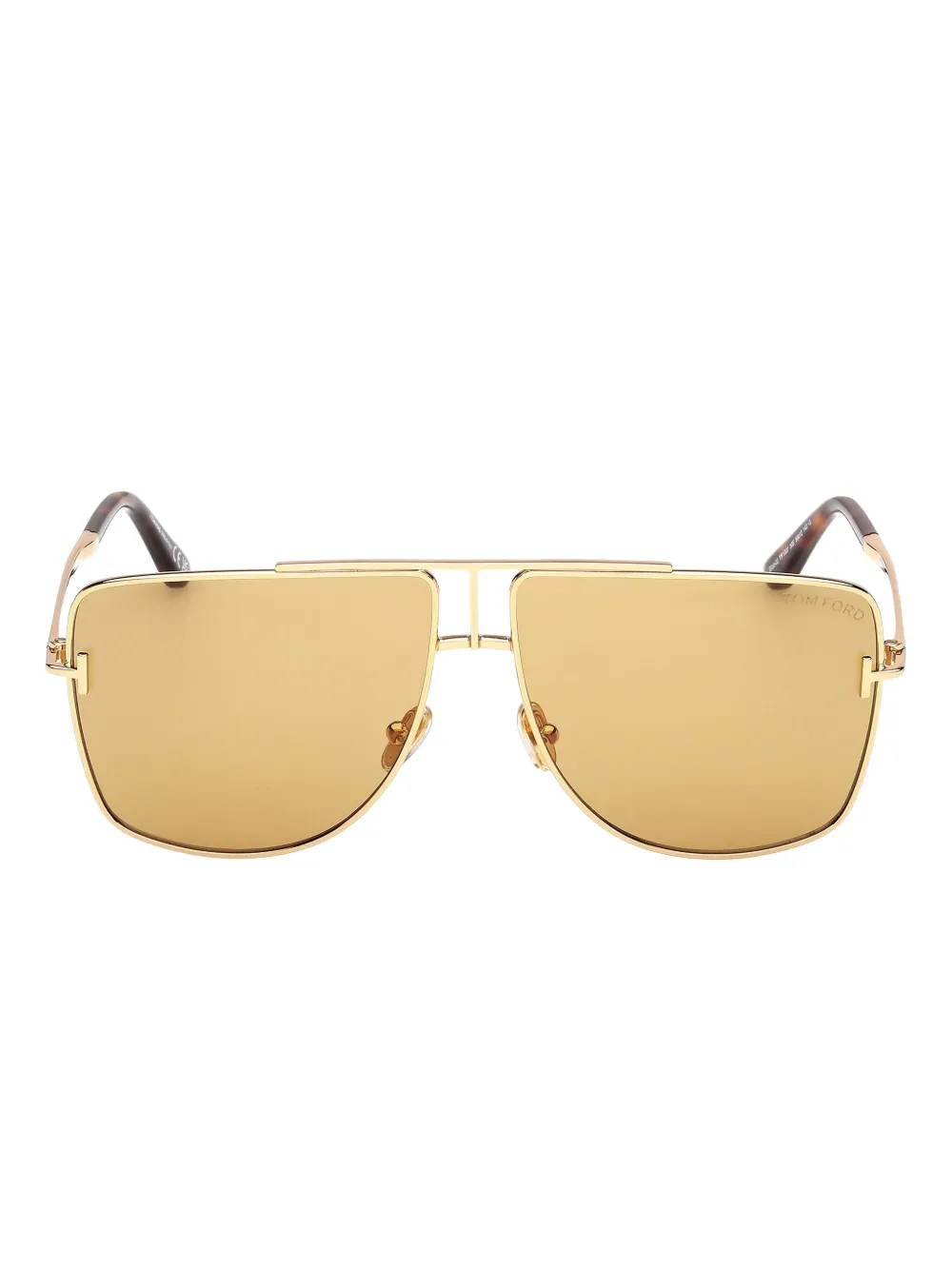 Солнцезащитные очки в оправе-авиатор FT1307 Tom Ford, золотистый — фото 2