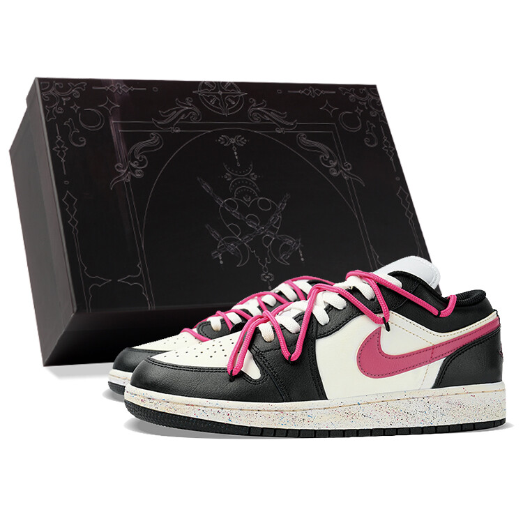 

Баскетбольные кроссовки Air 1 Vintage женские с низким верхом, черный/розовый Jordan