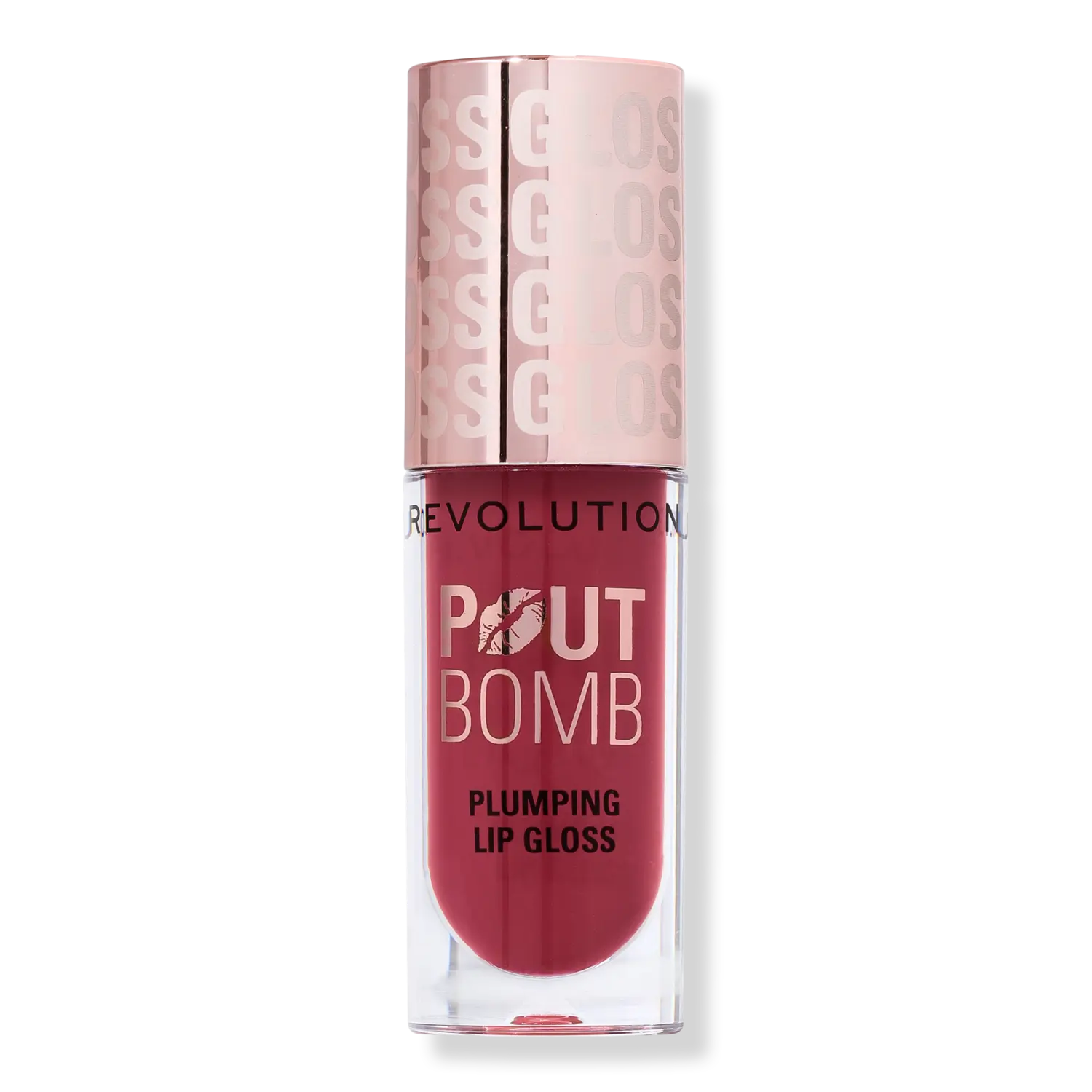

Блеск для губ Pout Bomb Plumping Gloss Revolution Beauty, Rosewood Rose Pink (deep rose pink)