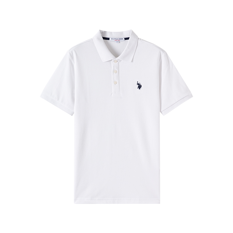 Мужские поло с коротким рукавом U.S. POLO ASSN., черный — фото 4