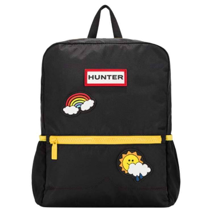 

HUNTER Нейлоновый рюкзак детский черно-желтый, Black & Yellow