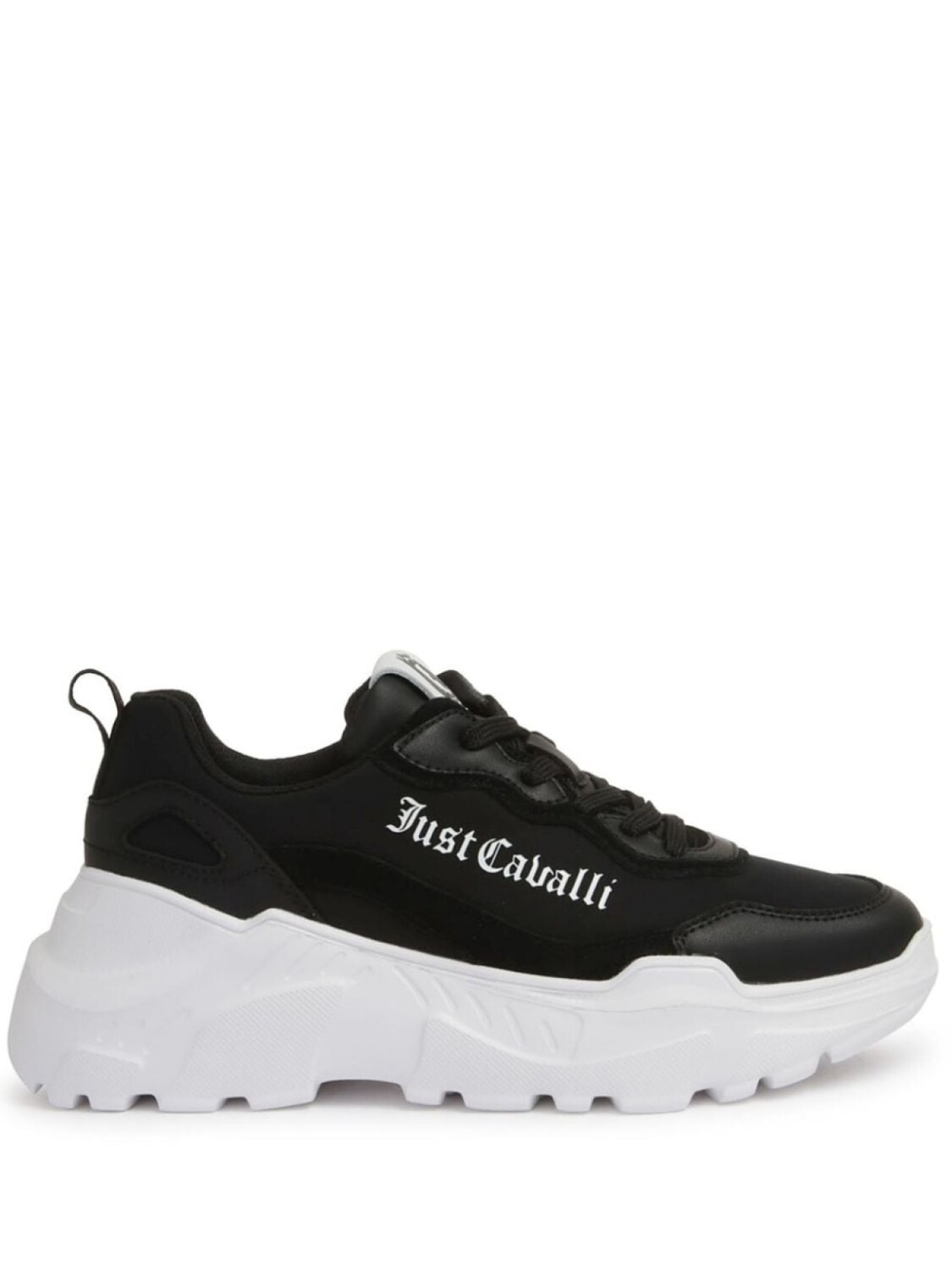 Just Cavalli кроссовки с логотипом и панелями, черный