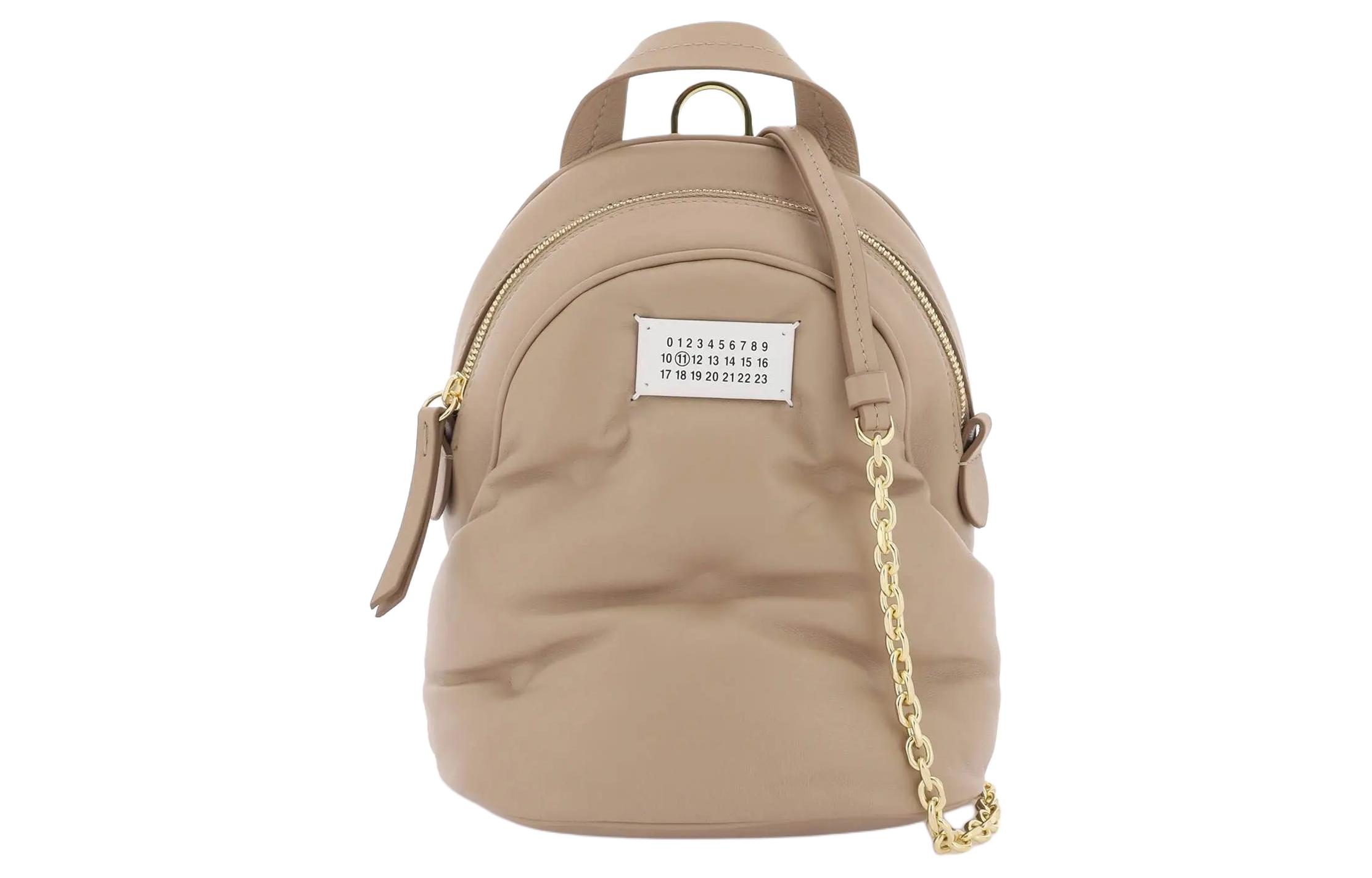 

Glam Slam Nappa Leather Shoulder Bag, Crossbody Bag Beige Maison Margiela, basic set (bag+dust bag)