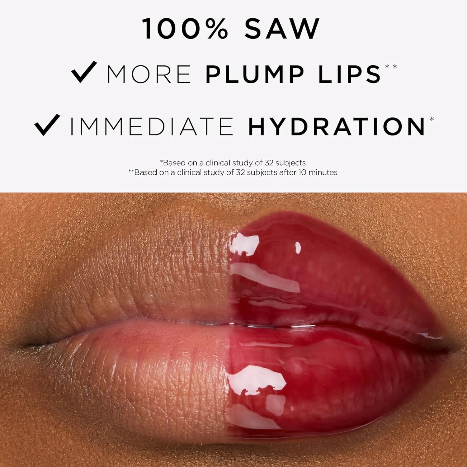 Tarte Maracuja Juicy Plumping Lip Oil - увлажняющий и объемный блеск-бальзам для губ с гиалуроновой кислотой и витамином E, Vegan & Cruelty Free, clear — фото 4