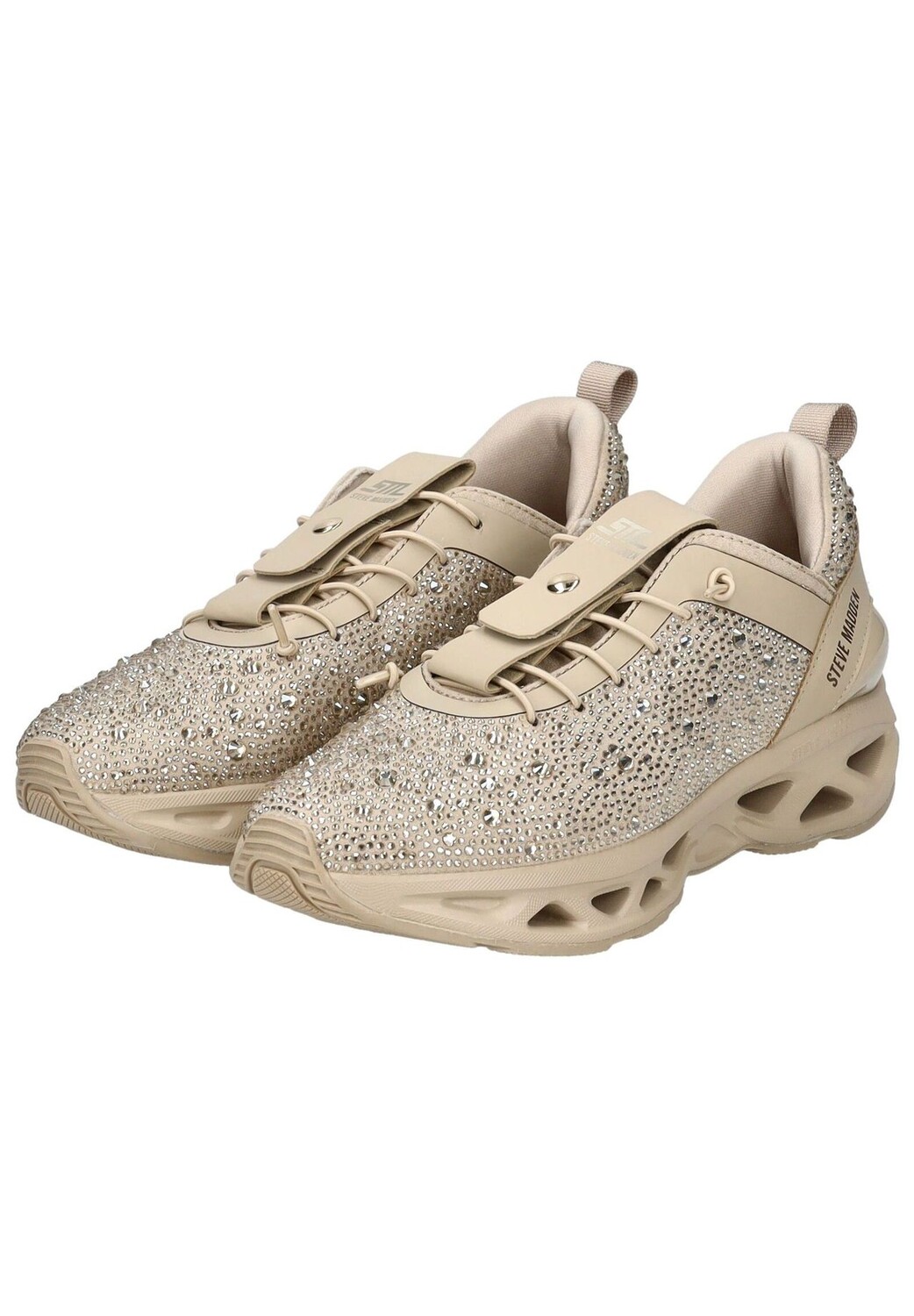 Кроссовки из искусственной кожи/текстиля STEVE MADDEN, цвет Rosegold — фото 4