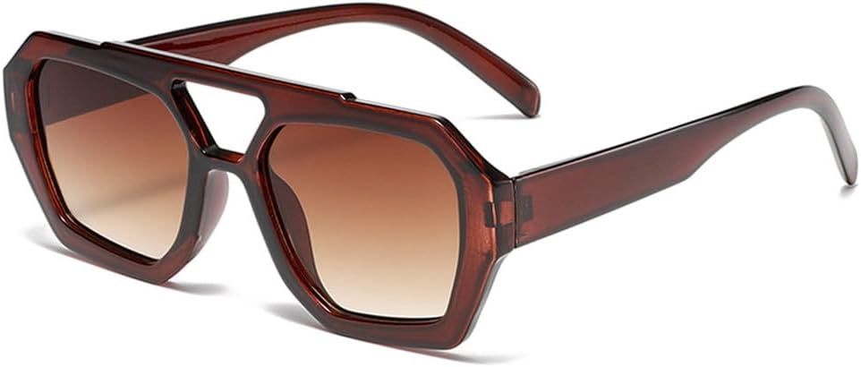 

Солнцезащитные очки UV400 с двойной перемычкой, крупная оправа, леопардовый коричневый градиент, для женщин и мужчин, для бега и занятий спортом на открытом воздухе UYPTK, 04