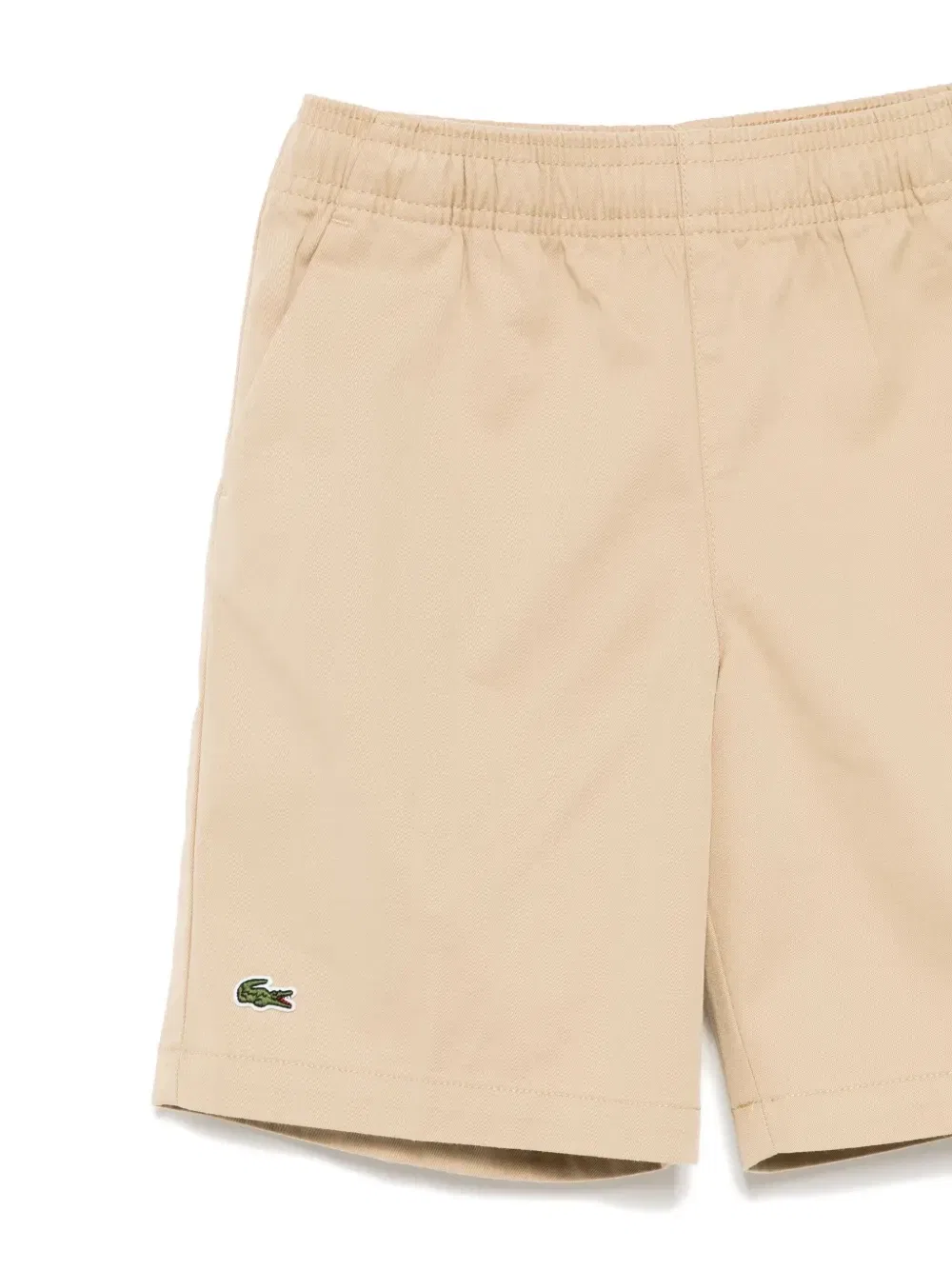 Шорты с нашивкой-логотипом Lacoste Kids, коричневый — фото 3