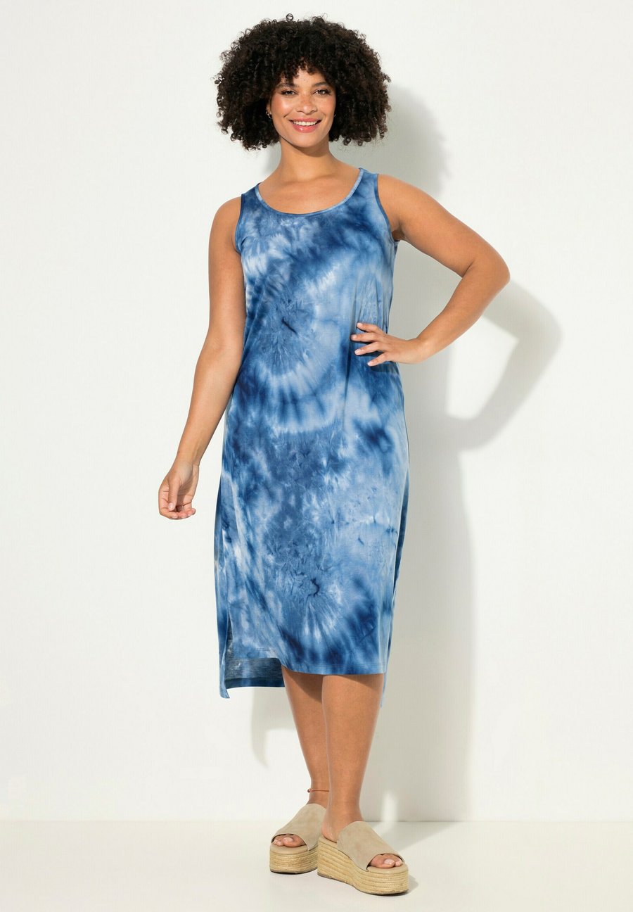 

Платье Angel of Style BATIKDRUCK RUNDHALS ÄRMELLOS, Blue Denim