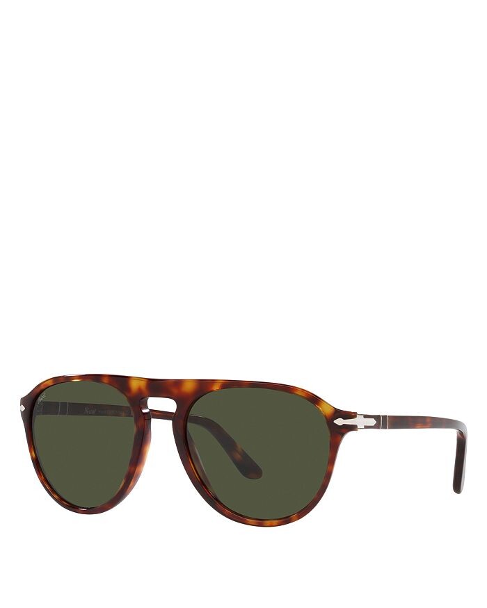 

Солнцезащитные очки Persol Pilot, 55 мм, белый