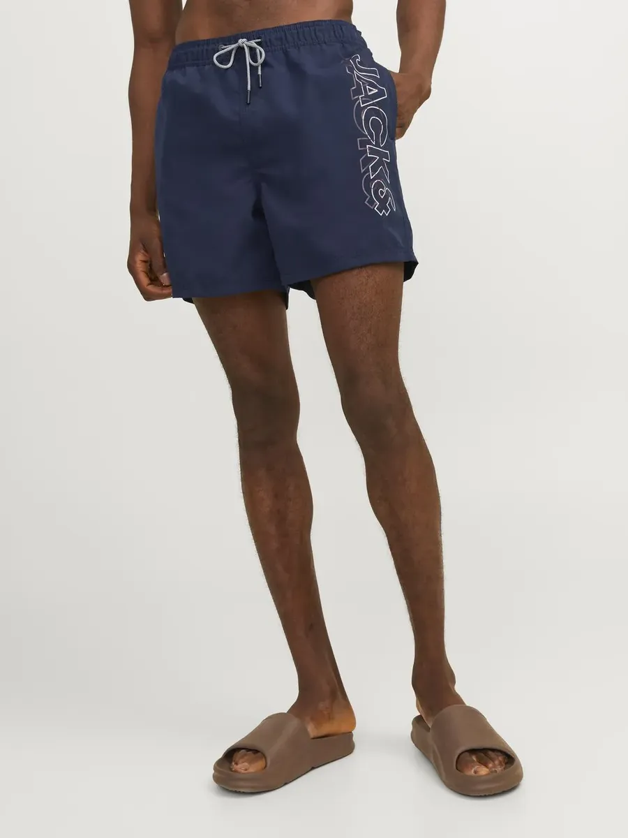

Шорты для плавания Jack & Jones "JPSTFIJI JJSWIM DOUBLE LOGO SN LY", синий