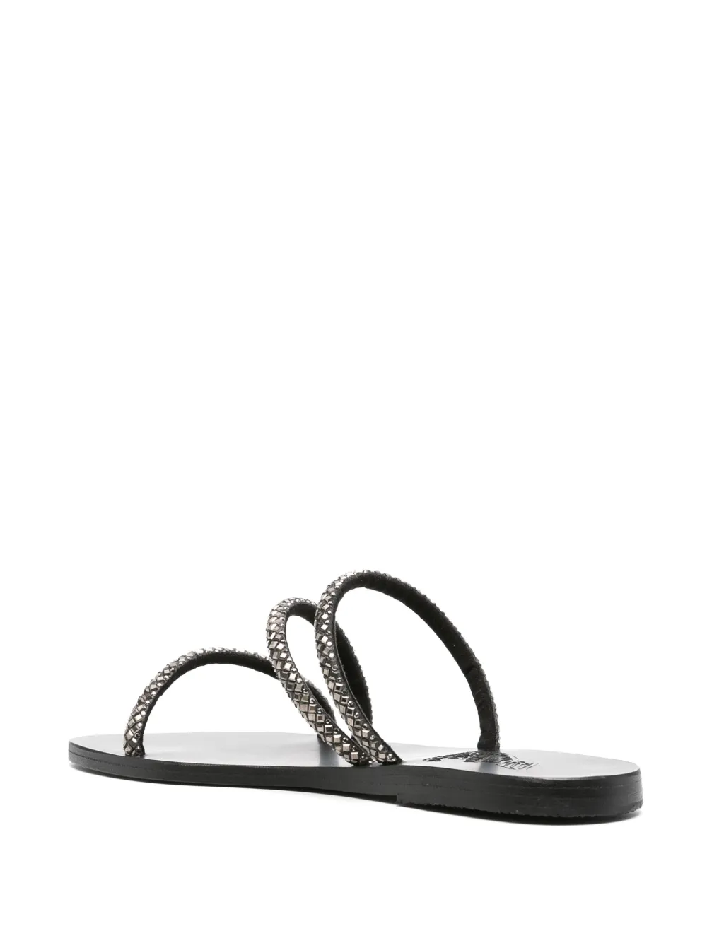 Сандалии Polytimi, украшенные кристаллами Ancient Greek Sandals, серебяный — фото 3