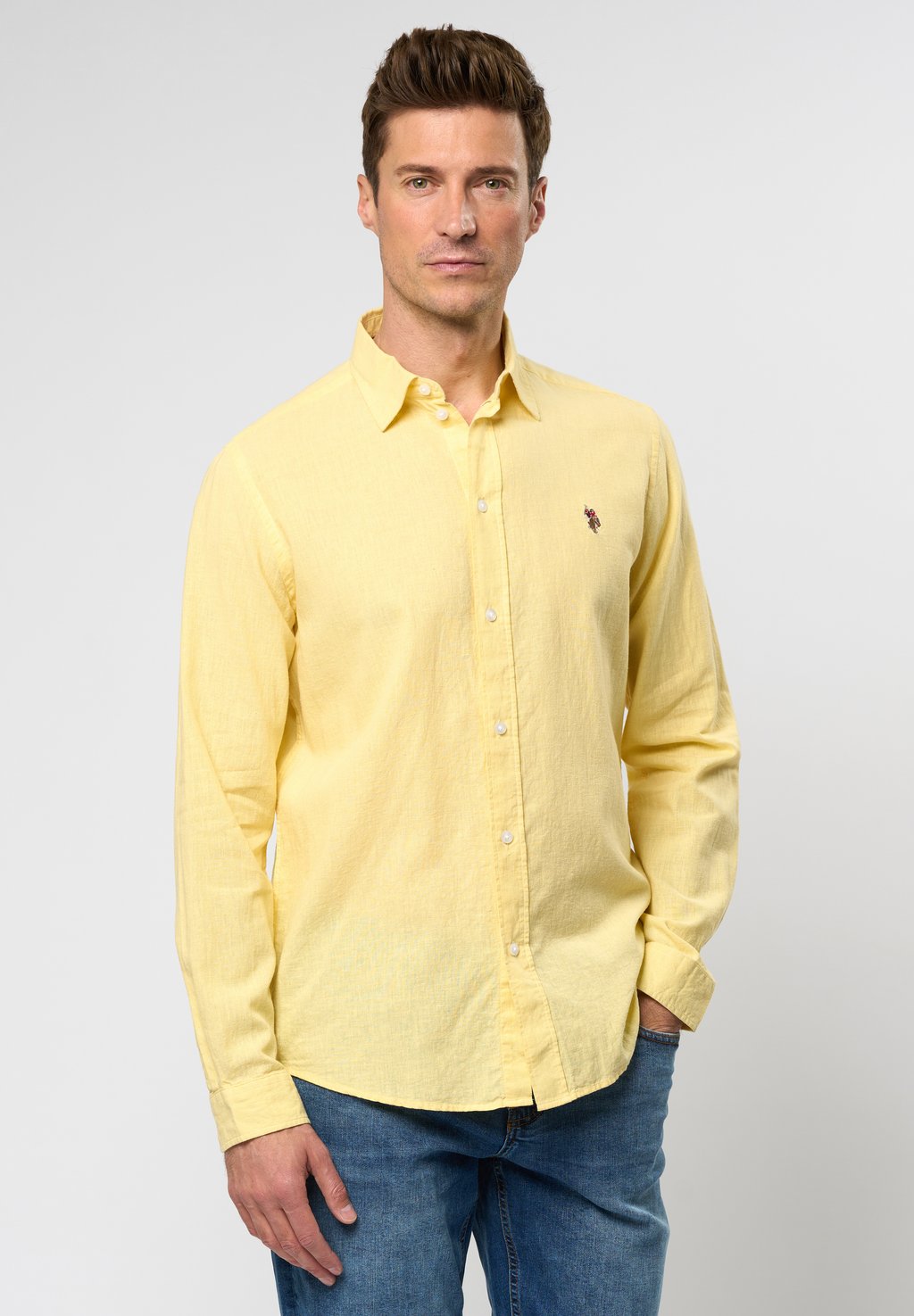 

Рубашка BOLT U.S. Polo Assn., светло-желтый