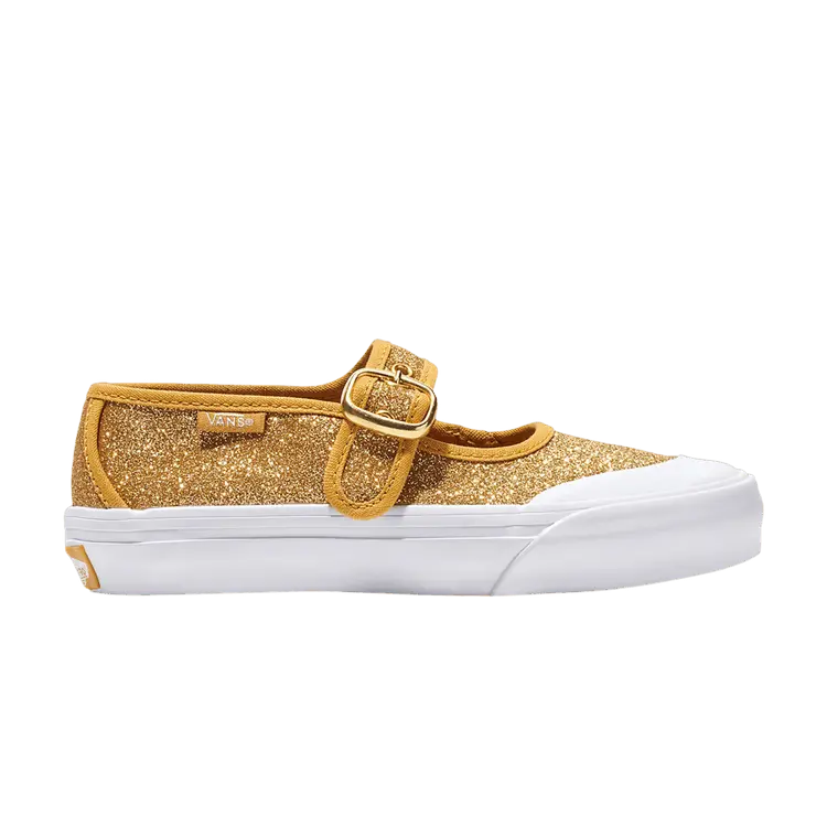 

Кроссовки Vans Mary Jane Kids Glitter - Champagne Gold Yellow, золотой