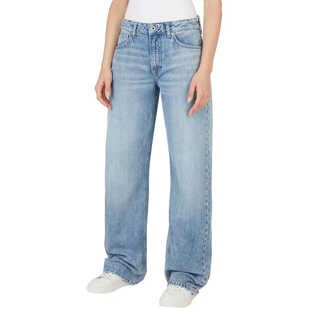 

Джинсы Pepe Loose St low waist, синий