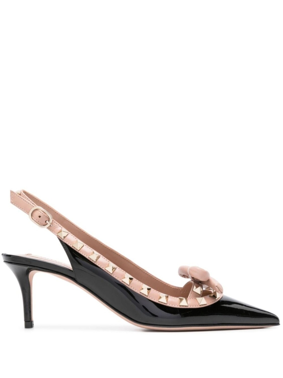

Valentino Garavani лакированные туфли-лодочки с декором Rockstud, черный