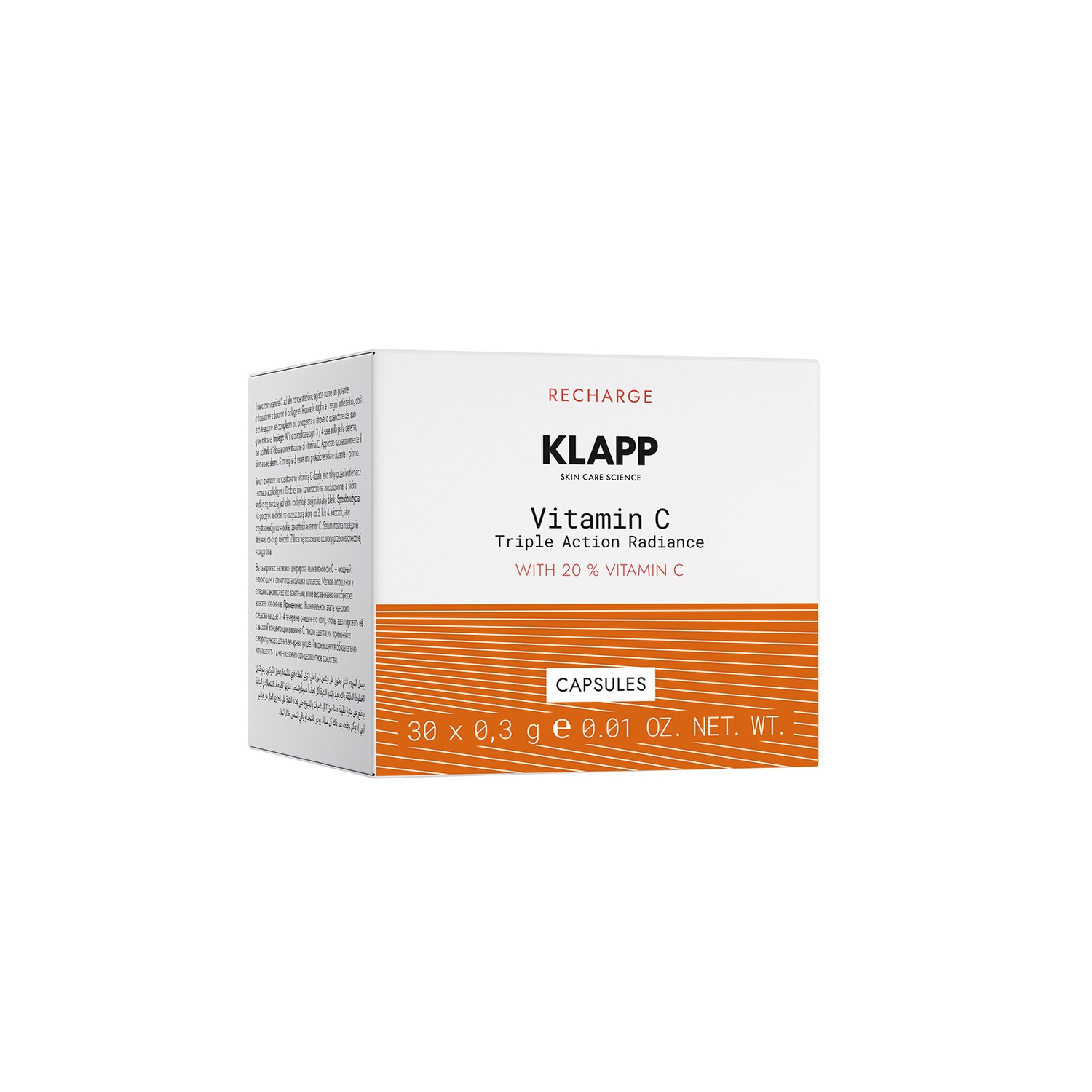 Сыворотка Klapp — Для лица vitamin c triple action radiance % capsules , вес, 0.3 г — фото 2